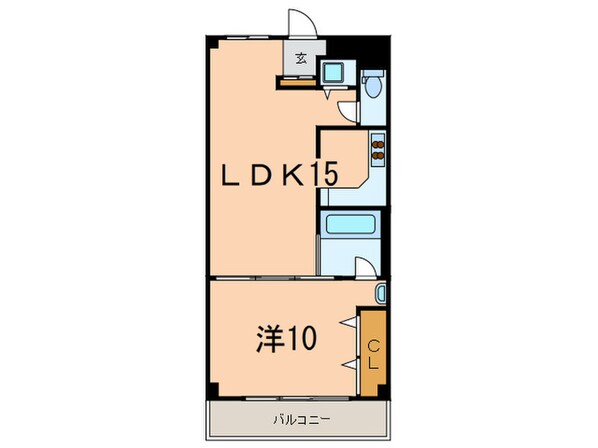 メイピ－ス芦屋の物件間取画像